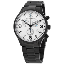 Brooklyn Watch Co. Bedford Brownstone II Quartz Grey Dial Men's Watch 308-GRY-1