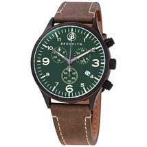 Brooklyn Watch Co. Bedford Brownstone II Quartz Men's Watch 307-GRN-4