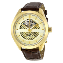 Brooklyn Watch Co. Brooklyn Pierrepont Skeleton Men's Automatic Gold Tone Men's Watch 200-M2331