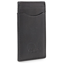 Coach Men's Card Case Leather Black Co Scf 3-In-1 Crd Cse 54466 BLK