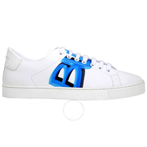 Burberry Men's Lace Up White, Blue Albert Graff Mp Sneakers 4076215