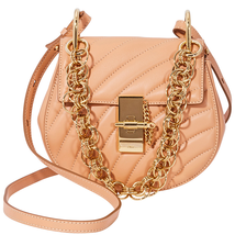 Chloe Mini Drew Bijou Quilted Leather Bag- Blushy Pink CHC18US107A04 266