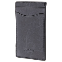 Coach Men's Card Case Leather Midnight Co Scf 3-In-1 Crd Cse 54466 MID