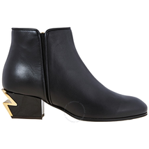 Giuseppe Zanotti Ladies Black 40 Bootie Lighting Heel Boots I870009/004