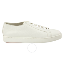 Santoni Low Top Sneakers- White- Size 7.5 MBCN14387BA6CMI