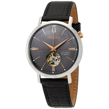 Bulova Classic Automatic Grey Dial Men's Watch 98A187