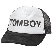 Filles A Papa Unisex Hats White, Black Trucker Cap With Tomboy Print 23 - BEN-WHITE/BLACK