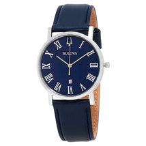 Bulova Classic Blue Dial Men's Watch 96B295