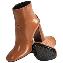 Tod's Womens Ankle Boots in Dark Cognac XXW0ZL0Q850GOCS018