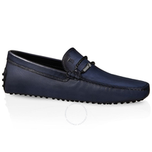 Tod's Men's Light Blue Ink Semi-Glossy Leather Shoes XXM0GW0L910D9CU817