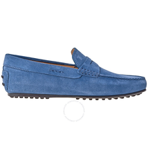 Tod's Men's Woad Brushed Leather Loafers XXM0LR00011RE0U218