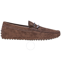 Tod's Men's Dark Brown Semi-Glossy Leather Shoes XXM0GW0L910RE0S800