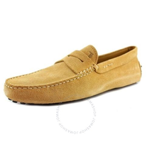 Tod's Men's Light Mustard Gommini Moccassin Driver Shoes XXM0EO00010RE0G409