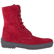 Tod's Men's Medium Cardinal Winter Lace Up Ankle Boots XXM0HW00500RE0R012