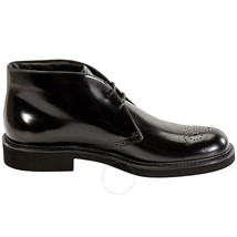 Tod's Men's Ankle Leather Boots  in Black XXM0XL0N920AKTB999