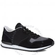 Tod's Men's Suede Lace Up Active Trainer Sneaker in Black/Dark Lead XXM0YM0R360GDC2B74
