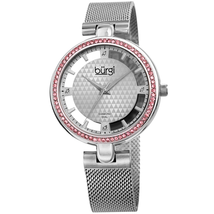 Burgi Quartz Diamond Silver Dial Ladies Watch BUR262SSPK