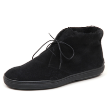 Tod's Men's Ankle Suede Boots in Black XXM0XF0N461RE0B999