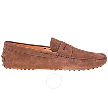 Tod's Men's Rosewood Gommini Moccassin Driver Shoes XXM0EO00010VEKS808