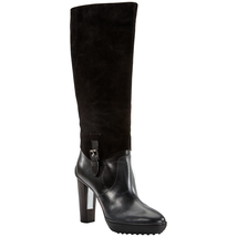 Tod's Womens High-Heeled Leather Boots in Black XXW0OJ0C990GH1B999