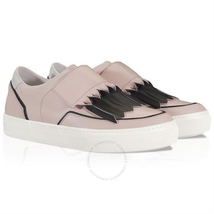 Tod's Womens Leather Sneakers in Light Pink/Black/White XXW0XK0P370BRK0Y75