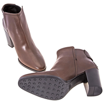 Tod's Womens Suede Ankle Boots in Dark Brown XXW0ZU0R770D90S800
