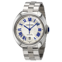 Cartier Cle Automatic Silver Dial Men's Watch WSCL0007