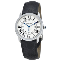 Cartier Ronde Solo Silver Opaline Dial Automatic Ladies Watch WSRN0021