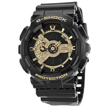 Casio G Shock Analog-Digital Dial Black and Gold Resin Men's Watch GA110GB-1ACR