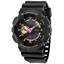 Casio G-Shock Black Dial Resin Men's Watch GA110RG-1A