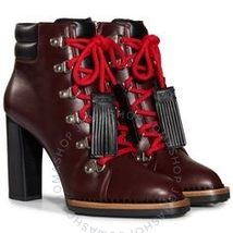 Tod's Womens Lace-up Ankle Boots in Medium Must XXW02A0S180F5SR805