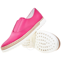 Tod's Womens Slip-on Shoes Leather in Shocking Pink XXW0TV0J98008VM818