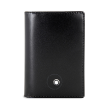 Montblanc Montblanc Business Card Gusset Leather Wallet - Black 7167
