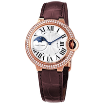 Cartier Ballon Bleu 18kt Rose Gold Moonphase Automatic Ladies Watch WJBB0027