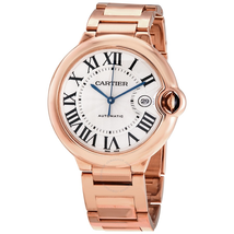 Cartier Ballon Bleu Automatic Men's 18kt Rose Gold Watch WGBB0016