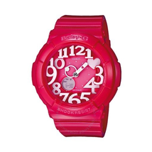 Casio Baby- Alarm World Time Chronograph Quartz Red Dial Ladies Watch BGA1304BDR
