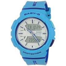 Casio Casio Baby-G Perpetual Alarm Chronograph Quartz Analog-Digital Silver Dial Ladies Watch BGA-240L-2A2DR BGA-240L-2A2DR