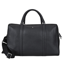 Montblanc Meisterstuck Soft Grain Small Duffle Bag- Black 114716