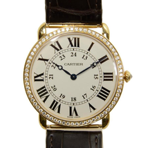 Cartier Ronde Louis Hand Wind Diamond Ladies Watch WR000451