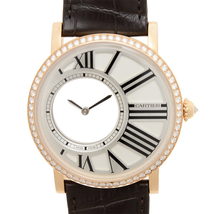 Cartier Rotonde de  Diamond White Dial Watch HPI00635