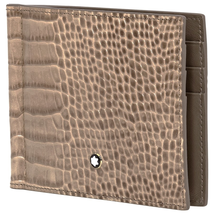 Montblanc Meisterstuck Selection 6cc Leather Wallet- Taupe 113342