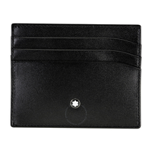 Montblanc Montblanc Meisterstuck Selection Black Leather Pocket Credit Card Holder 106653