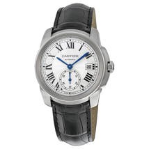 Cartier Calibre de  Silver Dial Men's Watch WSCA0003