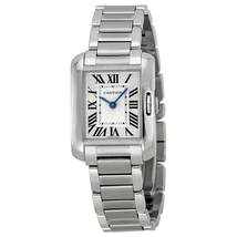 Cartier Tank Anglaise Silver Dial Ladies Watch W5310022