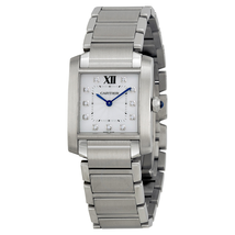 Cartier Tank Francaise Silver Dial Ladies Watch WE110007
