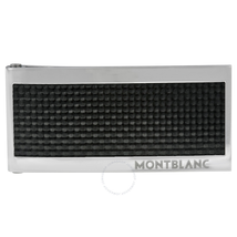 Montblanc Montblanc Steel and Black Carbon Money Clip 104731