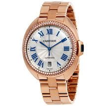 Cartier Cle Flinque Sunray Effect Dial Ladies Watch WJCL0009