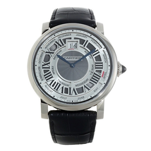 Cartier Rotonde de Cartier Perpetual Calendar Automatic 18 kt White Gold Men's Watch W1580002