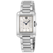 Cartier Tank Anglaise Silver Dial Ladies Watch W4TA0003