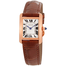 Cartier Tank Louis Silvered Beaded Dial Ladies Hand Wound Watch WGTA0010